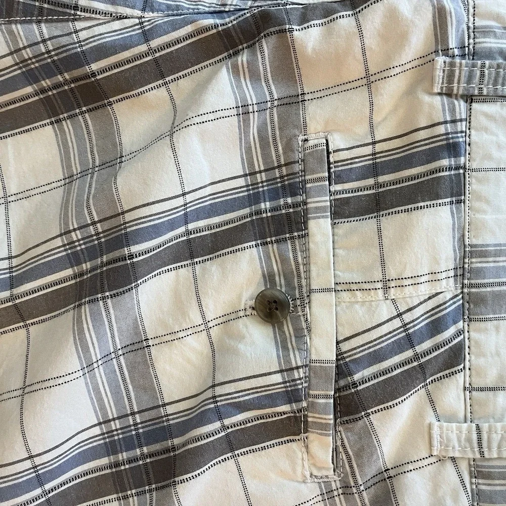 Weatherproof Plaid Shorts Mens Casual Flat Front Golf Shorts‎